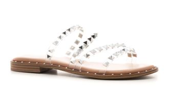 Corkys Footwear Womens Beach Please Studded Sandals In Clear