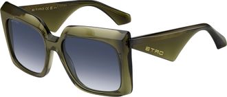 Etro 0117/S 4C3/08 Womens Sunglasses Green Size 57