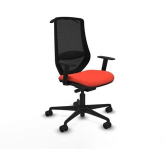 Piqueras y Crespo Piqueras Y Crespo Mardos Silla Ergon&oacute;mica Tela Naranja