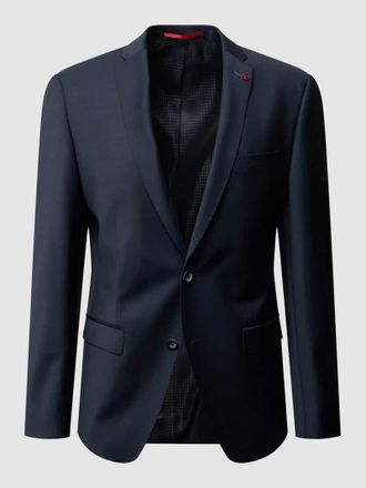 Roy Robson Slim Fit 2-Knopf-Sakko aus Schurwollmischung in Marine, Größe 50
