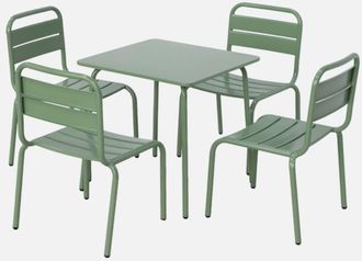 Sweeek Mesa De Jard&iacute;n Infantil Con 4 Asientos Multicolor