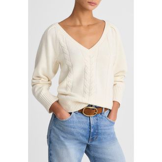 Madewell V-Neck Merino Wool Sweater in Arctic at Nordstrom, Size Xx-Large