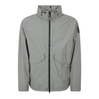 Parajumpers Wind Jackets, male, Gray, Size: 2XL Kuntrell Padded Hooded Jacket