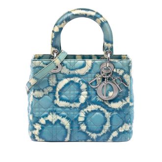 Dior Pre-owned Dior Medium Calfskin Tie Dye Print Lady Dior Ladies BXIDXH9FF7XJ3U7G