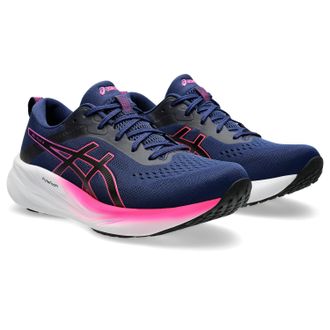 Asics Laufschuh ASICS GEL-FLUX 8, Damen, Gr. 39, blau expanse, pink glo, Synthetik, Textil, Schuhe Laufschuh