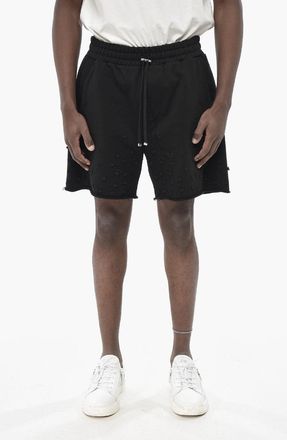 Amiri Shorts in Felpa con Strass Amiri