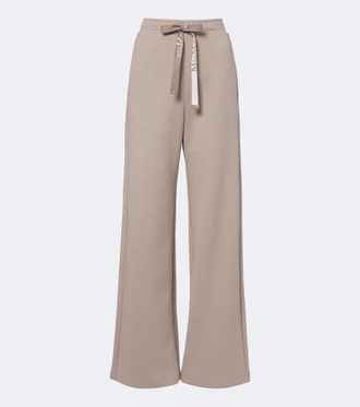 Max Mara Cotton-blend jersey sweatpants