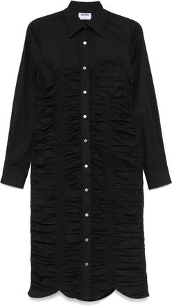 Moschino Chemisier con ruches - Nero