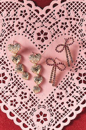 BaubleBar Georgia Crystal Bow Earrings