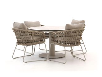 Intenso Furniture Intenso Trofarello/La Fonte &oslash;120cm dining tuinset 5-delig