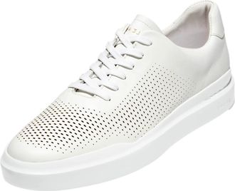 Cole Haan Grandpro Laser Cut Sneakers White C31436 Mens