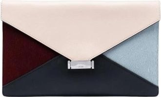 Celine Pre-owned Diamond Clutch - Dames - Vintage Clutch - Veelkleurig - ONE Size - Leer - Vintage