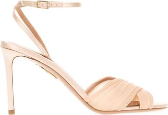Aquazzura Sandaal met Hoge Hak - Dames - Sandalen met hakken - Roze - 36 EU - Schoenen