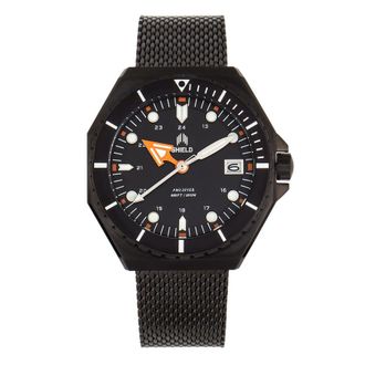 Shield Marius Quartz Black Dial Mens Watch SLDSH103-6