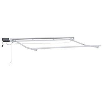 vidaXL Armaz&oacute;n De Toldo Manual Con Leds 3,5 X 2,5 M Aluminio Vidaxl