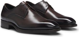 BOSS Derby shoes in burnished leather