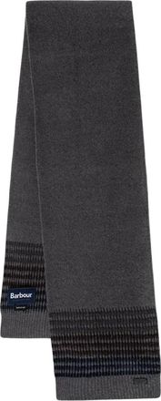 Barbour Branton Muts en Sjaal Set - Heren - Wintersjaals - Grijs - ONE Size - Leer - Accessoires