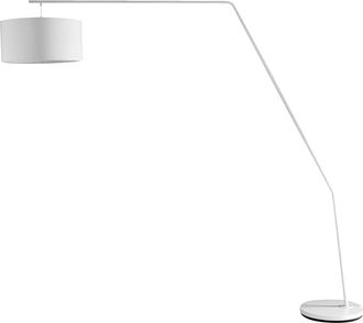 Oresteluchetta L&aacute;mpara De Pie Arco De Metal Blanca H175 Cm Norman