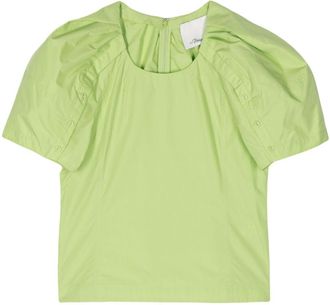 3.1 Phillip Lim Top con maniche a palloncino - KI310 KIWI
