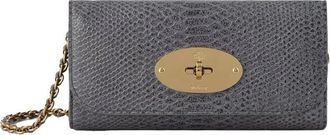 Mulberry Lily Chain Wallet - Dames - Accessoires - Grijs - Maat: ONE Size Leer