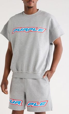 Purple Cotton Muscle T-Shirt in Grey at Nordstrom, Size Xx-Large