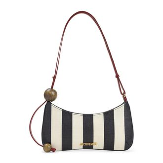 Jacquemus Ivory/Black Bisou Perle Shoulder Bag