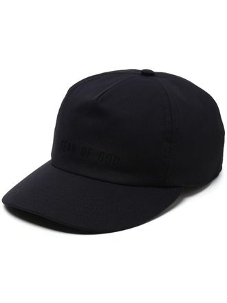 Fear of God Pet met logoprint - Zwart