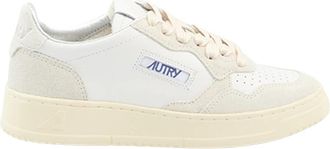 Autry Medalist Low - Heren - Sneakers - Grijs - 41 EU - Leer - Schoenen