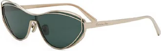 Dior Ladies Black Geometric Sunglasses FILDIORM1U D0C0