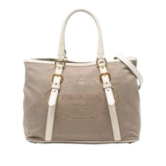 Prada Pre-owned Tote Bags, female, Brown, Size: ONE SIZE Pre-owned Vintage Tote Bag