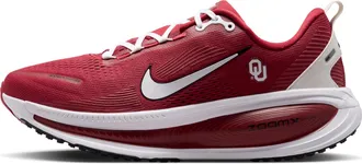 Nike Mens College Vomero 18 (Oklahoma) Road Running Shoes in Red | IQ6883-600