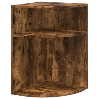 vidaXL Mesa Auxiliar Roble Ahumado 39,7 X 39,7 X 60 Cm Vidaxl