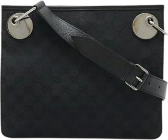 Gucci Pre-owned Cross Body Bags, female, Black, Size: ONE SIZE Pre-owned Cross Body Bag