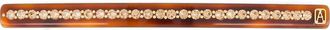 Alexandre de Paris Tuileries 10 Acetate Strass Long Barette in Tortoiseshell at Nordstrom