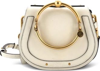 Chlo&eacute; Nile Leather Small crossbody bag - Beige