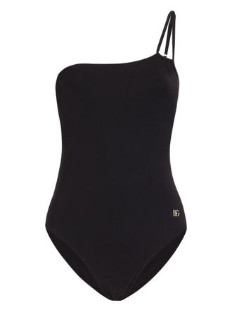 Dolce & Gabbana Womens One Shoulder Swimsuit
