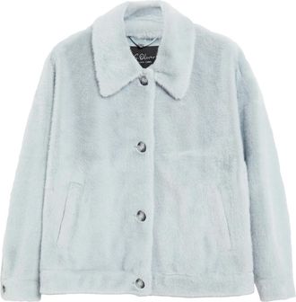 s.Oliver Chaqueta de pelo sint&eacute;tico - Jackets - Mujer - Azul - 2XL