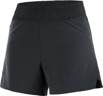 Salomon SHKout Core 4 Laufshorts f&uuml;r Damen | schwarz