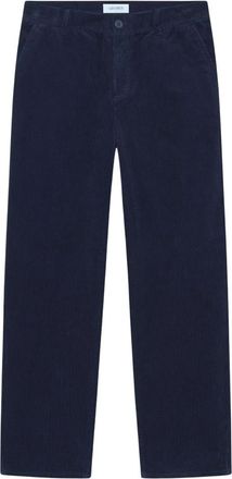Les Deux Straight Trousers, male, Blue, Size: W31 Straight Trousers