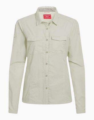 Craghoppers Womens Craghoppers Womens/Ladies Adventure III Nosilife Long-Sleeved Shirt - Pear Drop - Size: 16