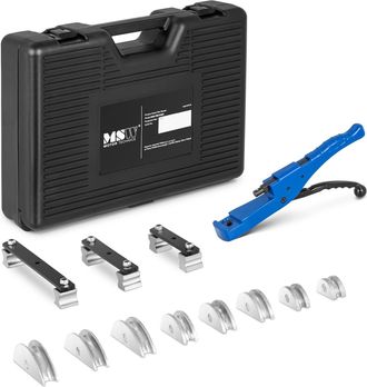 MSW Bike Accessories Dobladora Manual Para Tubos De Cobre Xpap Pex De 10-22 Mm De Di&aacute;metro, 8 Cabezales