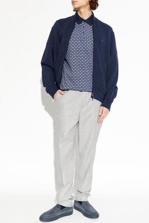 Etro Sweatshirt With Embroidered Logo, Mens, Blue