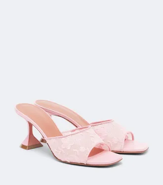 Amina Muaddi Mules Lupita in pizzo