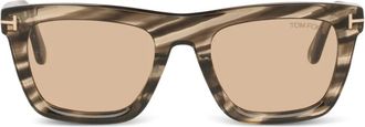 Tom Ford Eyewear Occhiali da sole squadrati - Verde
