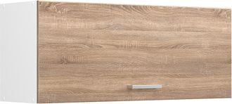 Vicco Armario Colgante R-line, Sonoma/blanco, 100 Cm Plano, Vicco