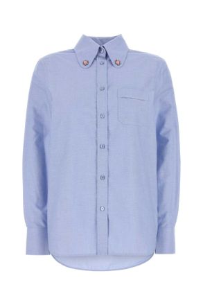 Valentino Garavani Powder Blue Oxford Shirt
