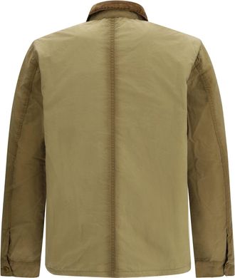 Barbour Mens Jacket Troon Washed Waxed Cotton Sand