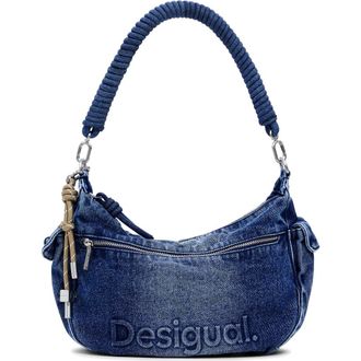 Desigual Denim Shoulder Bag in Medium Blue at Nordstrom