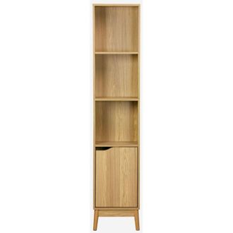 Sweeek Colonna di stoccaggio per bagno vintage, 3 ripiani