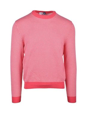 Heritage Red Crewneck Cotton Sweater
